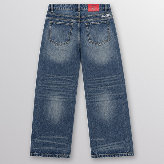 Jean No Fly Zone Denim in blue, back