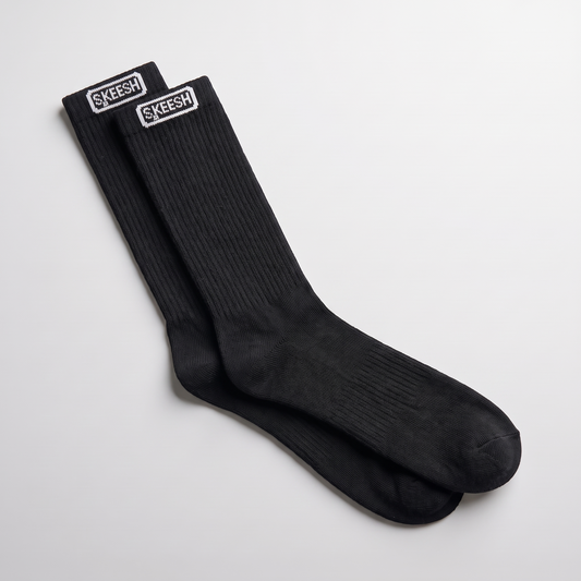 Skeesh Signature Socks in black