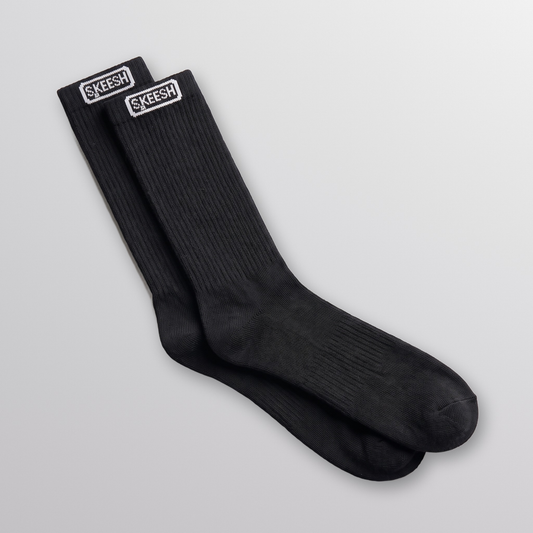 Skeesh Signature Socks in black