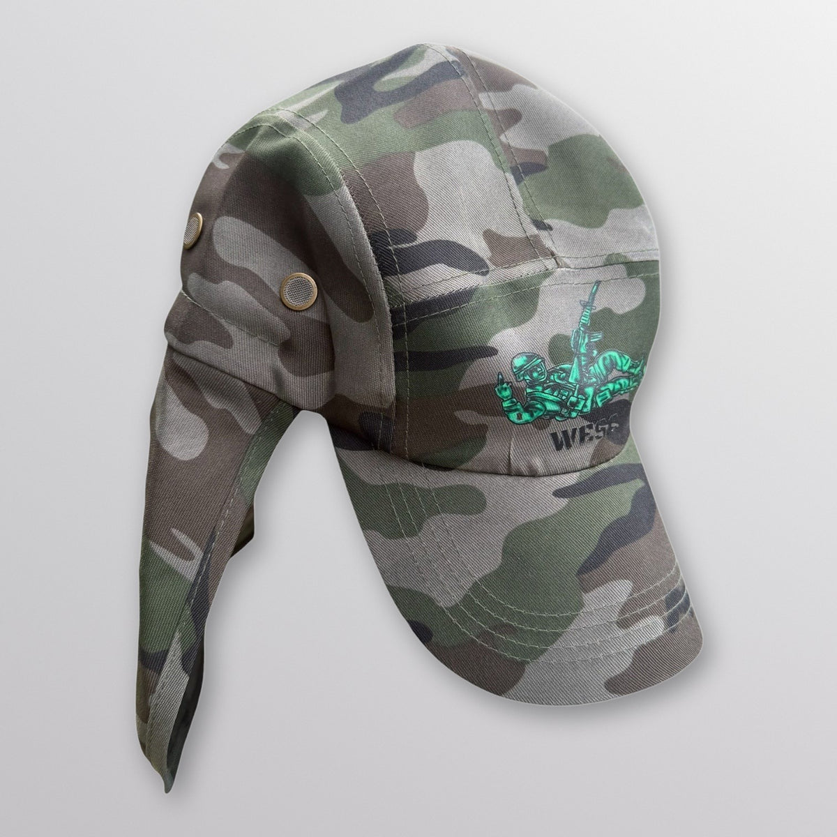 Skeesh Convertible Flap Hat, view 2