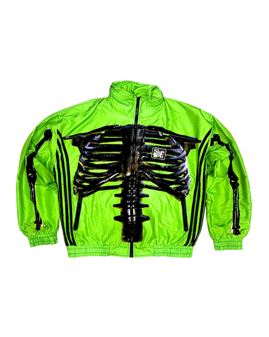 Skeesh Slime Green Grave Digger Track Jacket