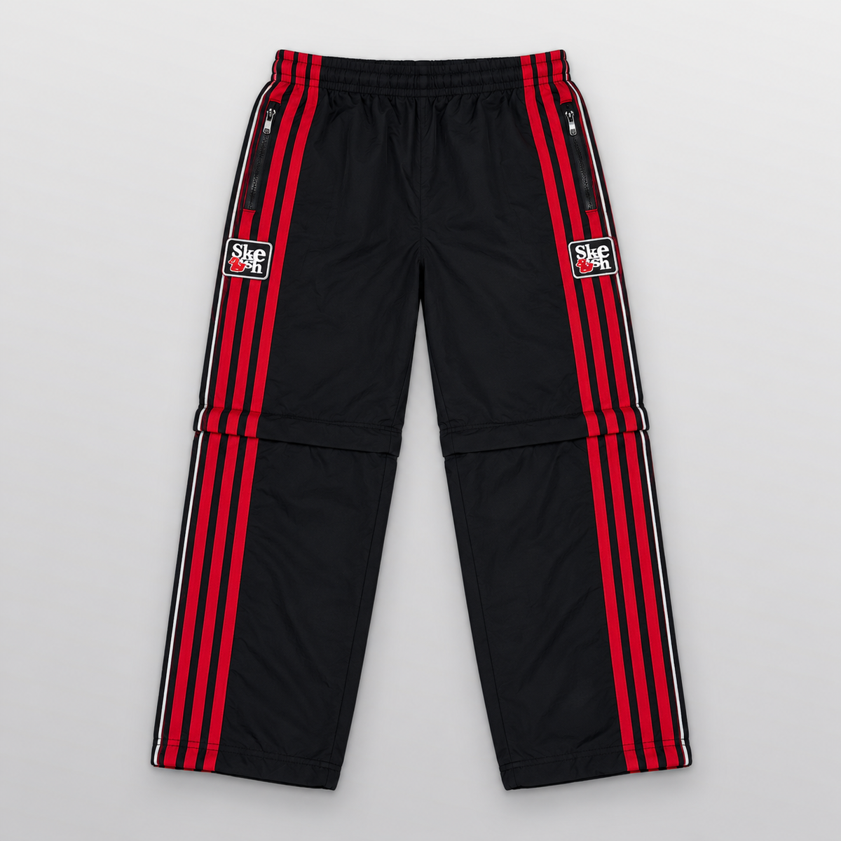 Skeesh V2 Skids Trackpants Black Red