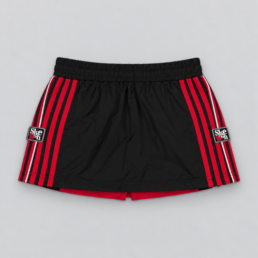 Skeesh Girls V2 Trackskirt Black Red
