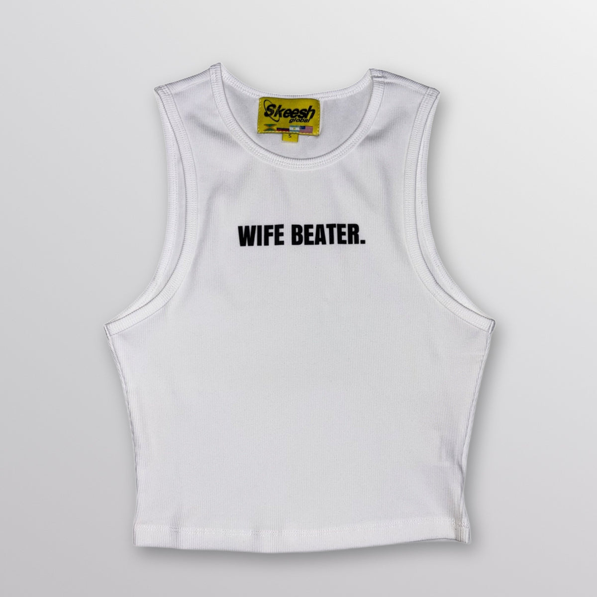 Skeesh Girls Wife Beater Tank, view 2