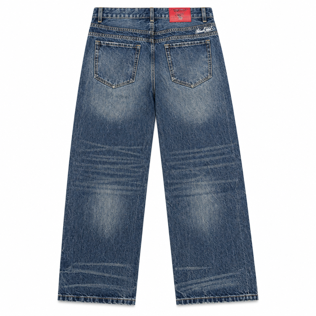 Jean No Fly Zone Denim in blue, back