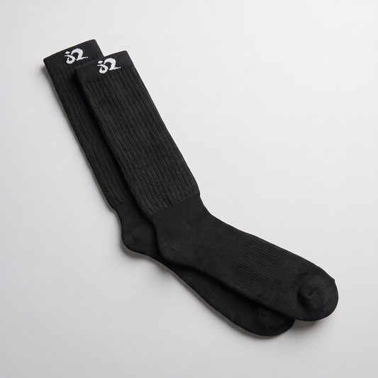 Skeesh Rollout Skrunch Socks in black