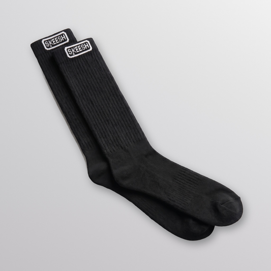Skeesh Signature Slouch Socks in black