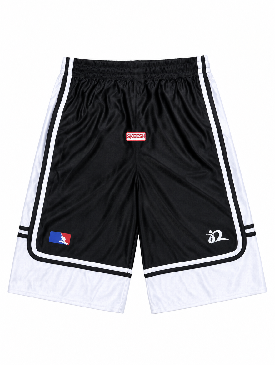 And-Sum Vol.2 Shorts - Black/White - front