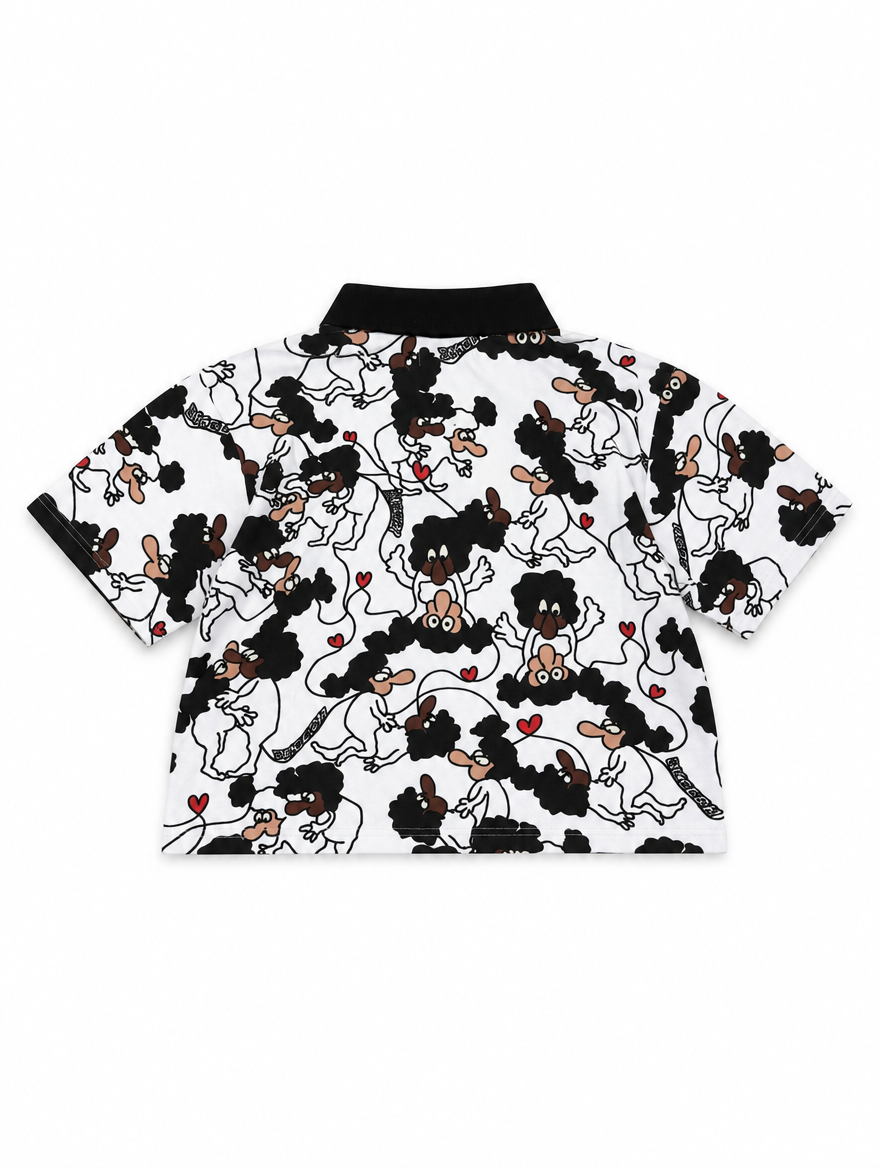 Skeesh Girls S.H.A.M Polo Shirt - back