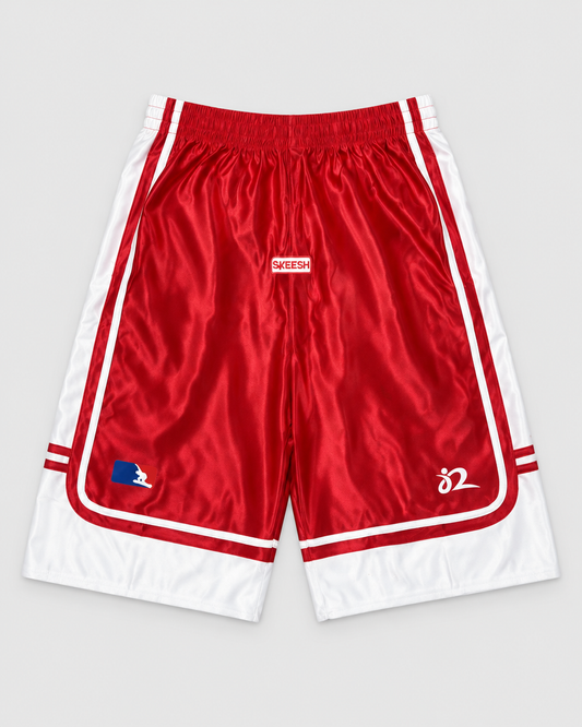 V2 And-Sum Shorts - Red - front