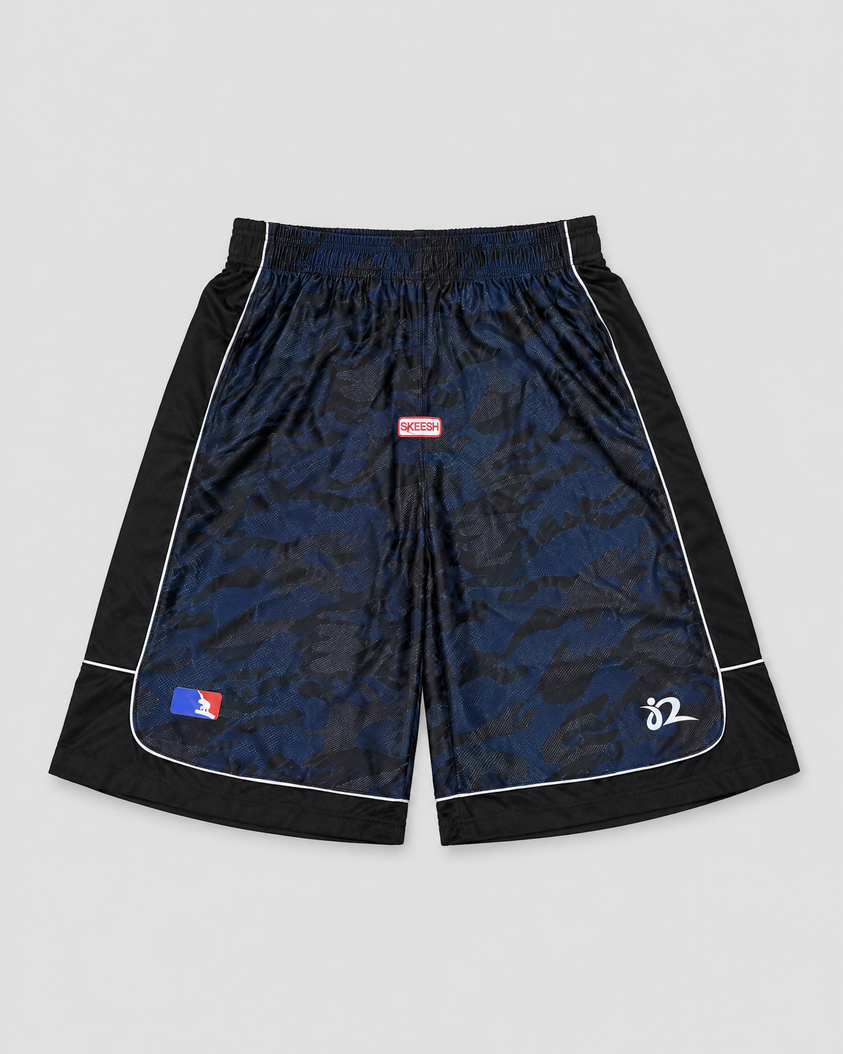And-Sum V2 Shorts - Navy Camo - front